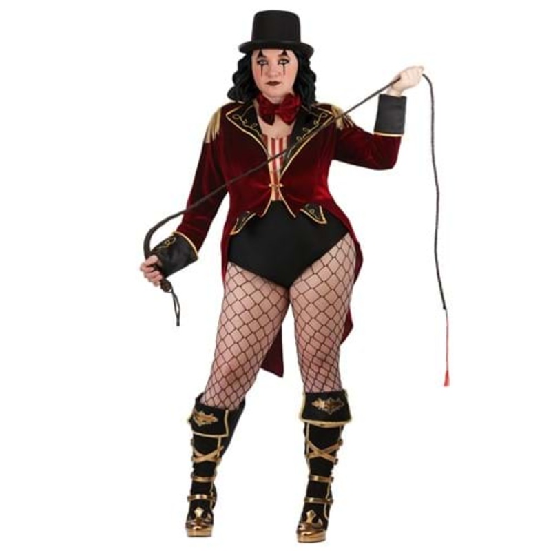Plus Size Dark Ringmaster Costume for Women