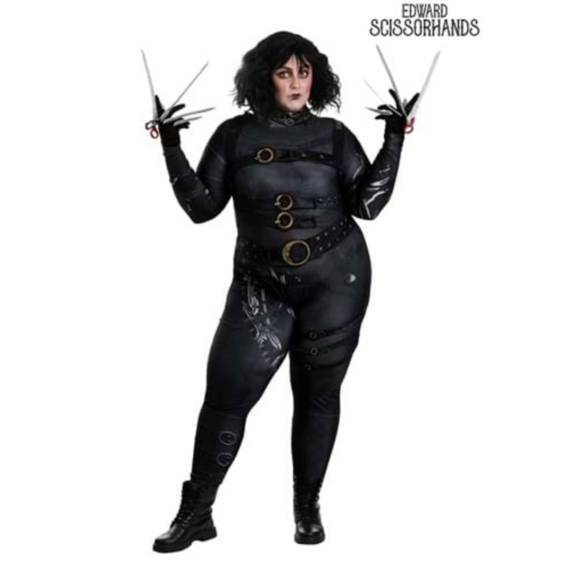 Plus Size Deluxe Edward Scissorhands Women's Costume