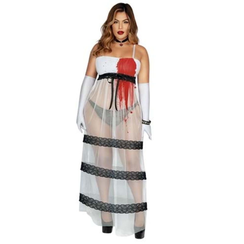 Plus Size Devil's Kettle Prom Dress Costume for Women