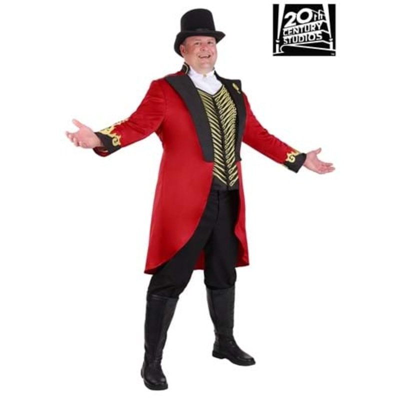 Plus Size Greatest Showman P.T. Barnum Ringmaster Costume for Men