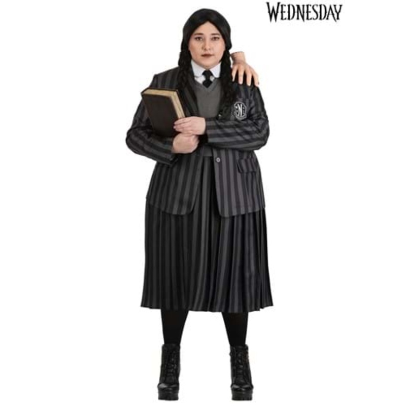 Plus Size Nevermore Academy Wednesday Women's Costume