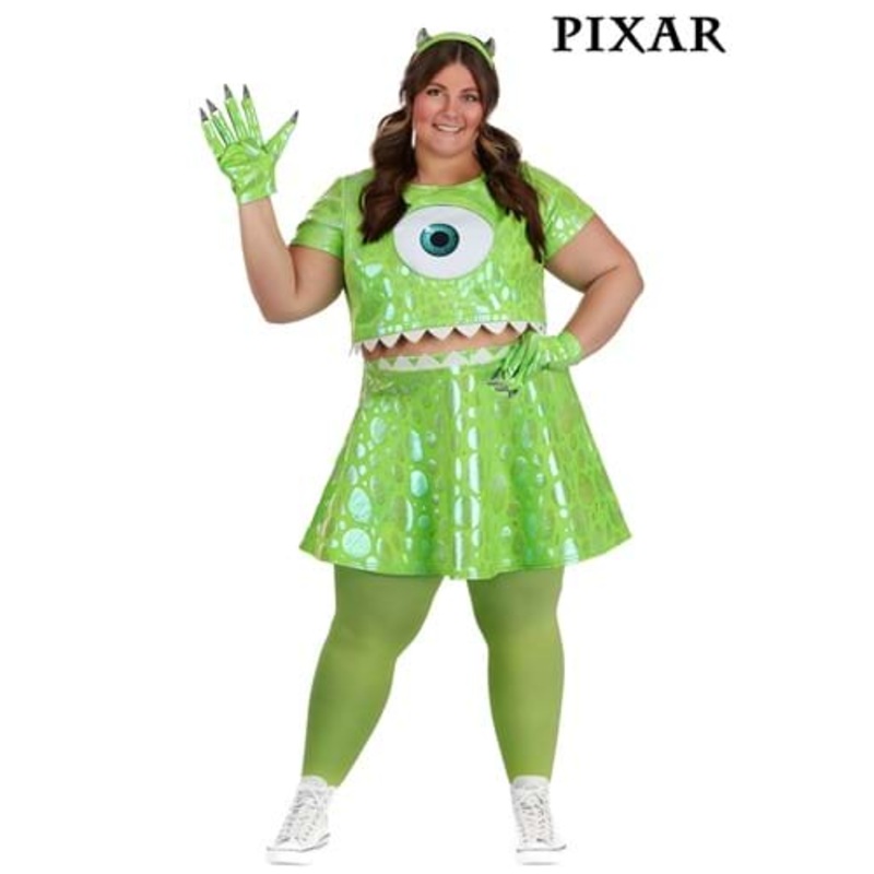 Plus Size Pixar Monsters Inc. Mike Wazowski Women's Costume