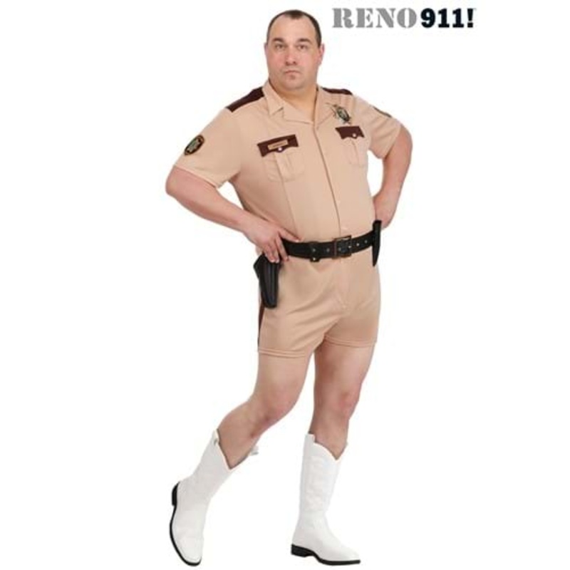 Plus Size Reno 911 Lt Dangle Men's Costume