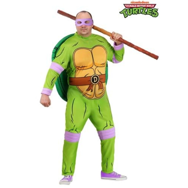 Plus Size Teenage Mutant Ninja Turtles Donatello Men's Costume