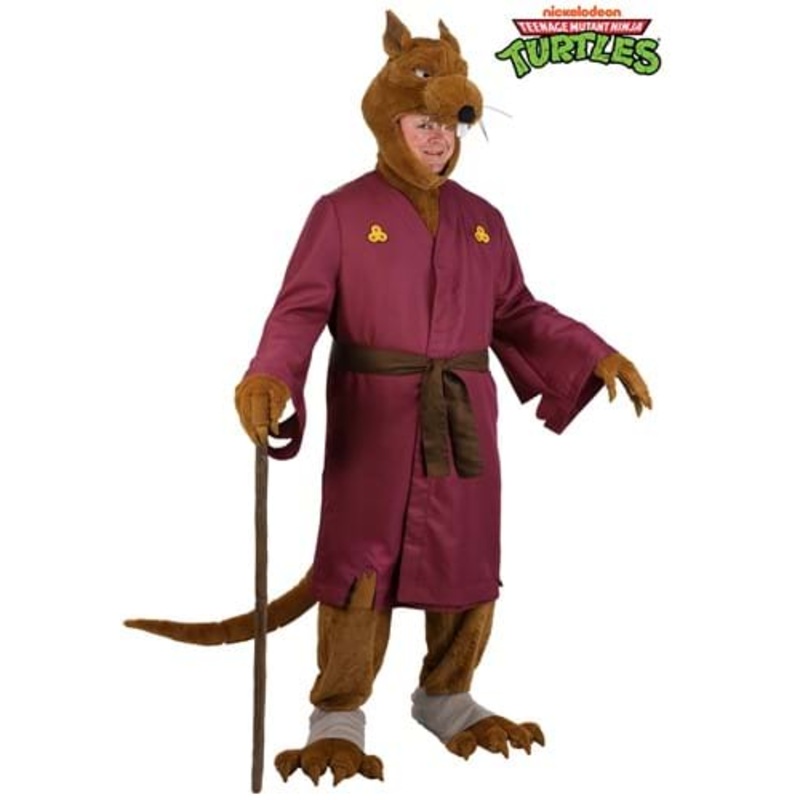 Plus Size Teenage Mutant Ninja Turtles Master Splinter Costume for Men