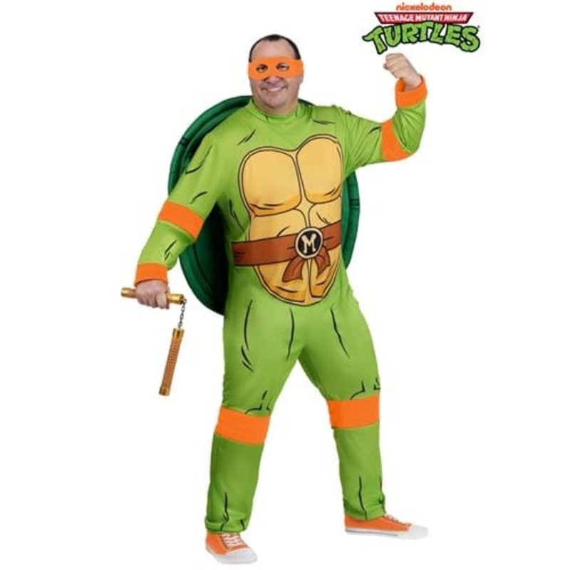 Plus Size Teenage Mutant Ninja Turtles Michelangelo Costume for Men