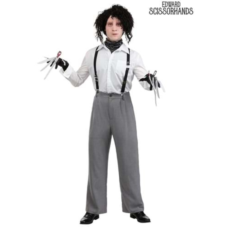 White Shirt Edward Scissorhands Men's Costume