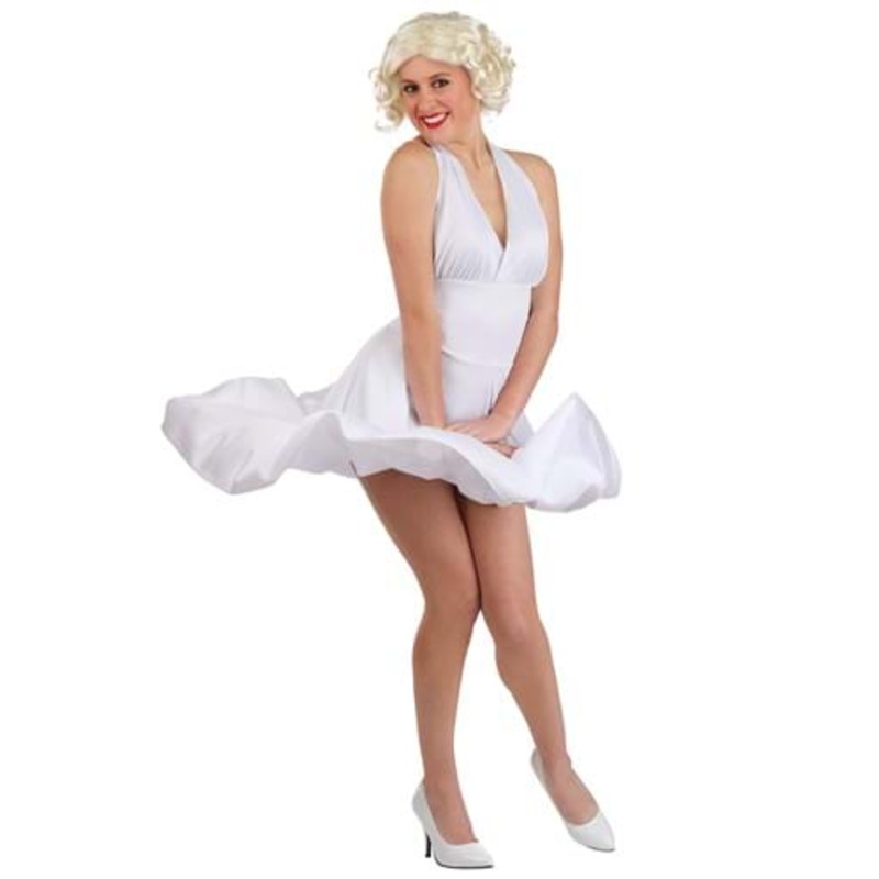 Women's Deluxe Marilyn Halter Dress Costume