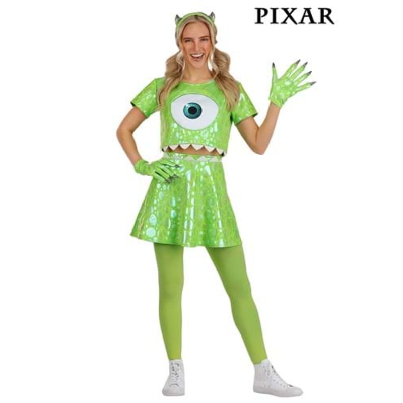 Women's Pixar Monsters Inc. Mike Wazowski Costume