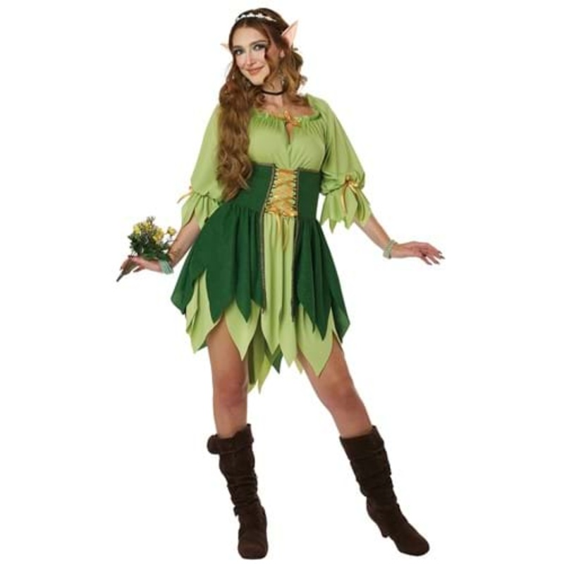 Women's Woodland Elf Costume Dress