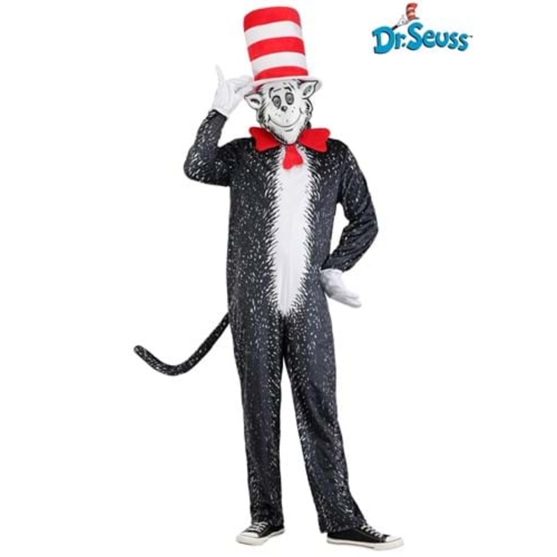 Adult Dr. Seuss "If I Ran Your School" Cat in the Hat Costume
