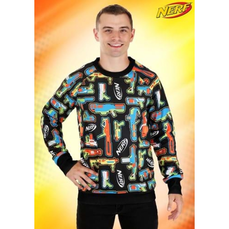 Adult Nerf Gun Sweater X-Small
