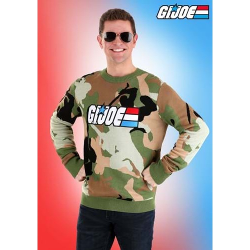 Army GI Joe Camo Sweater for Adults X-Small