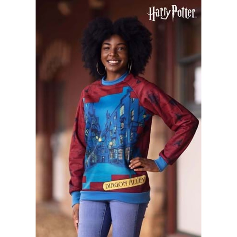 Diagon Alley Harry Potter Unisex Sweater for Adults X-Small