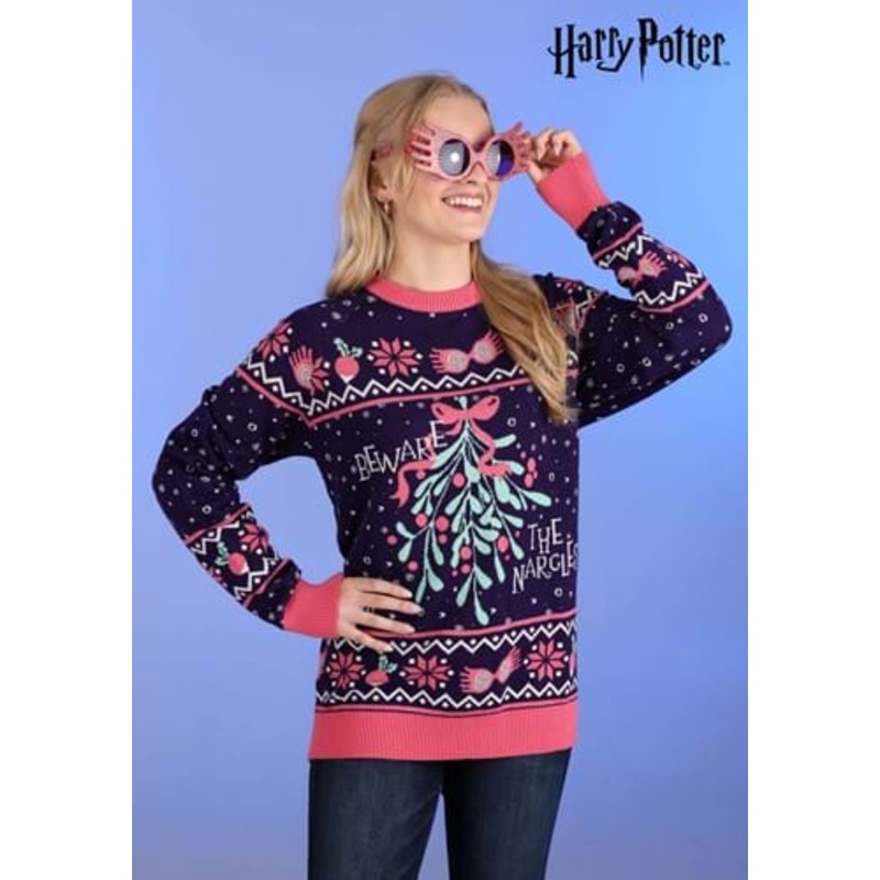 Harry Potter Luna Lovegood Ugly Sweater for Adults X-Small