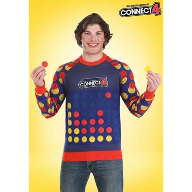 Hasbro Adult Connect Four Sweater X-Small