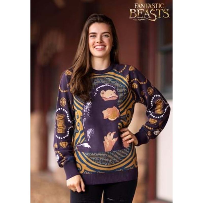 Niffler Fantastic Beasts Unisex Sweater for Adults X-Small