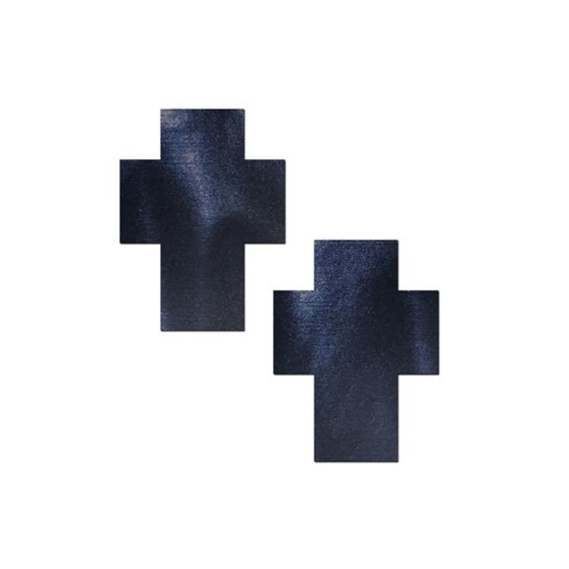 Pastease Black Cross Pasties Standard