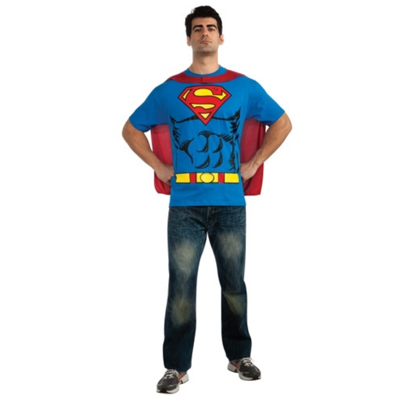 Superman T-Shirt Costume Large