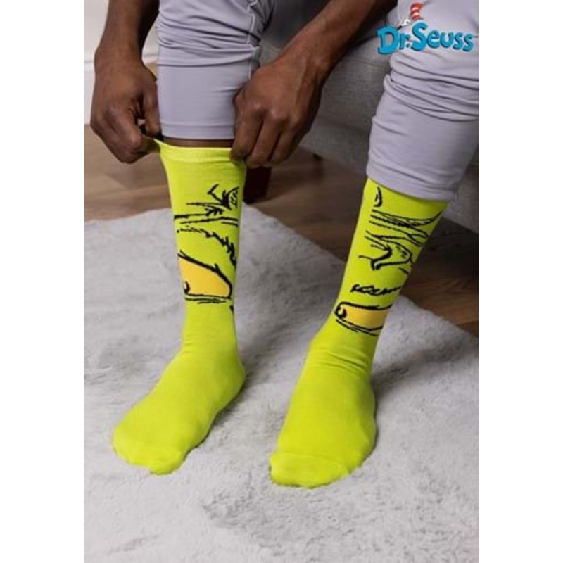 The Grinch Crew Socks Standard