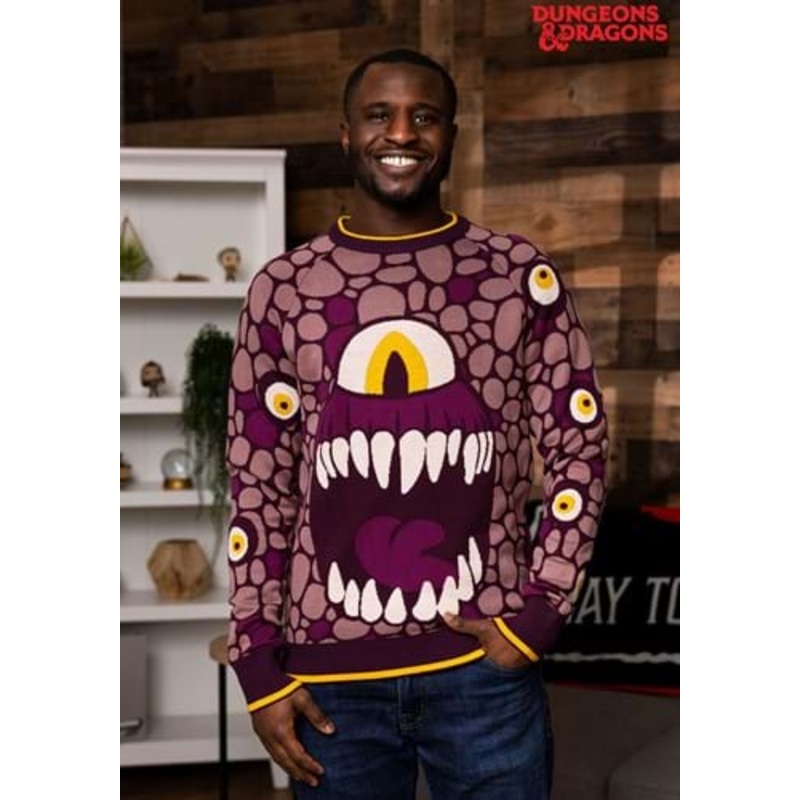 Adult Beholder Dungeons and Dragons Sweater X-Small