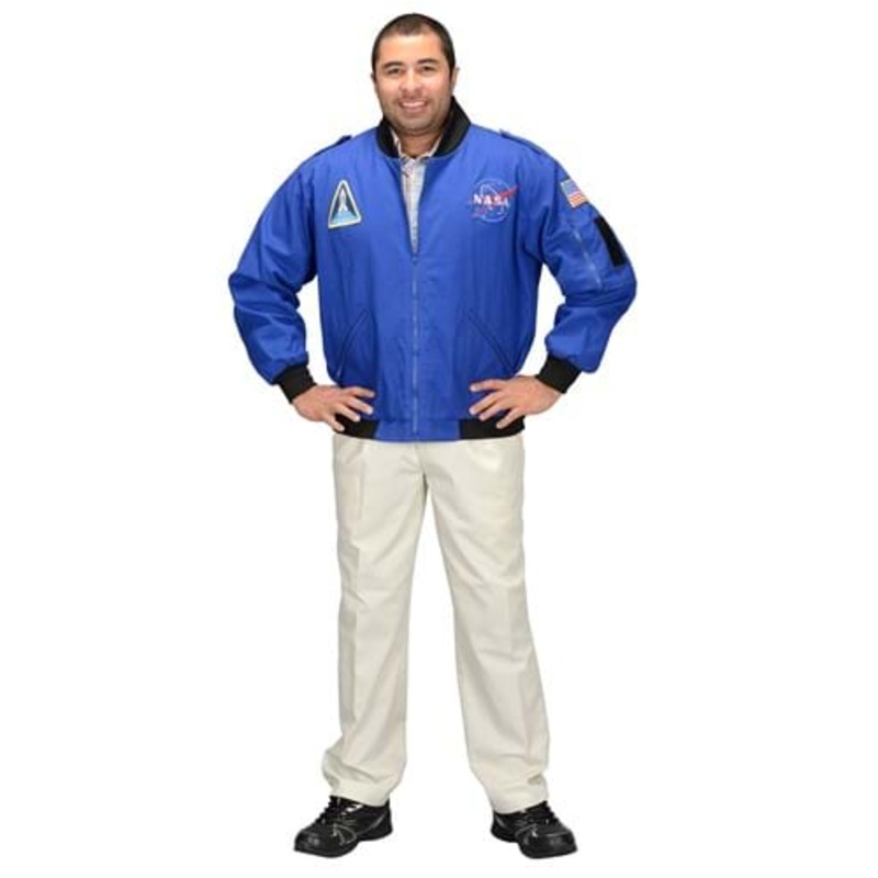 Adult Plus Size NASA Costume Flight Jacket 2X-Large