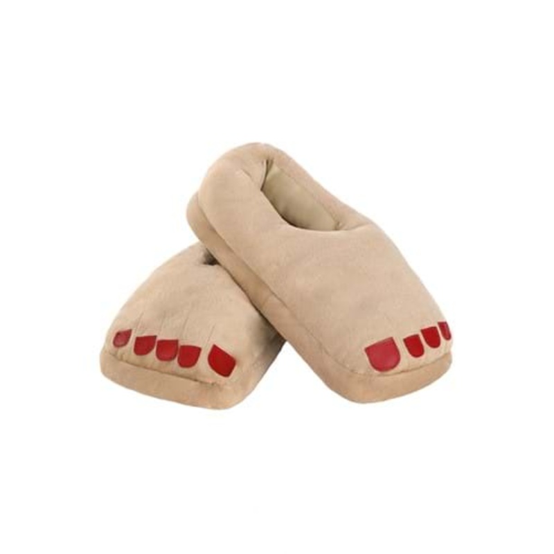 Caveman Feet Costume Slippers for Women Standard