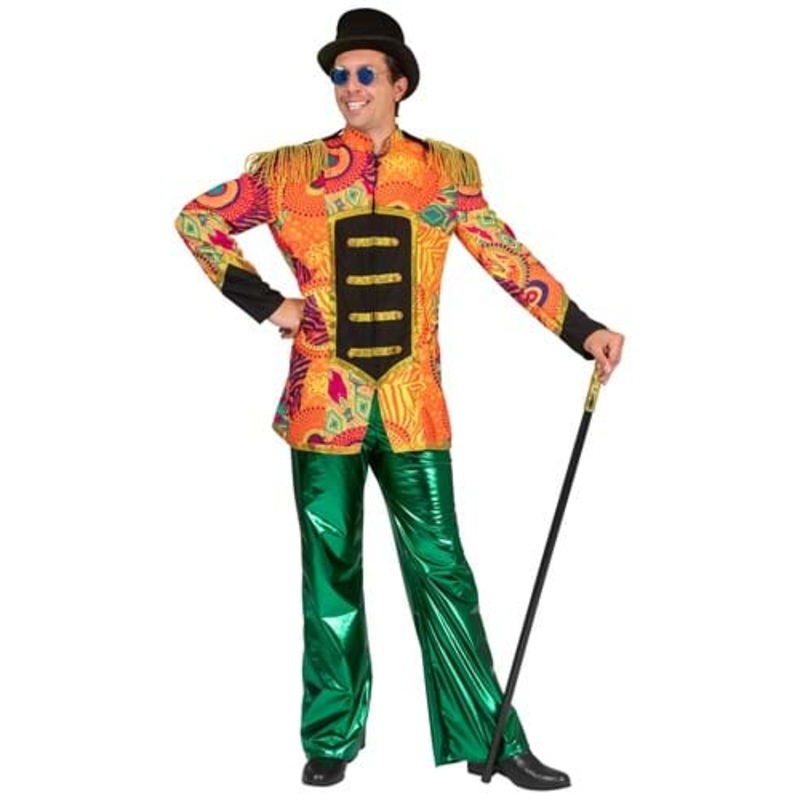 Men's Sgt. Pepper Album Inspired Orange Costume Jacket Small