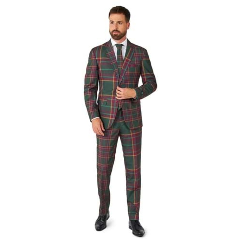 Opposuits Mixed Tartan Suit for Men 42