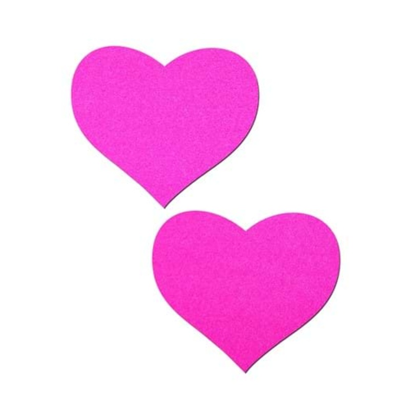 Pastease Pink Heart Pasties for Adults Standard