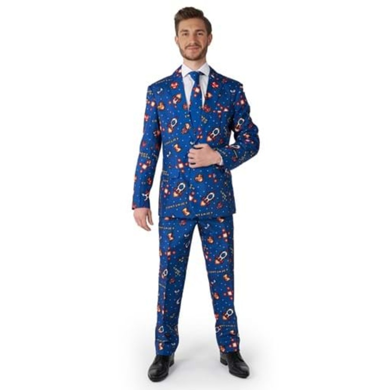 Suitmeister Gamer Navy Suit for Men Medium