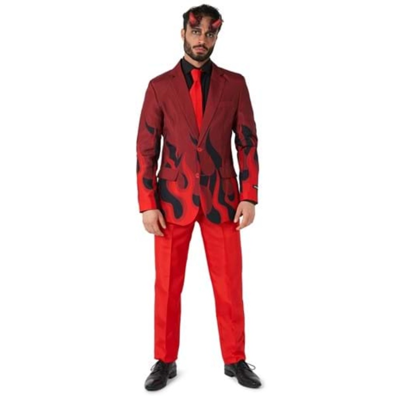 Suitmeister Men's Devil Red Suit Small