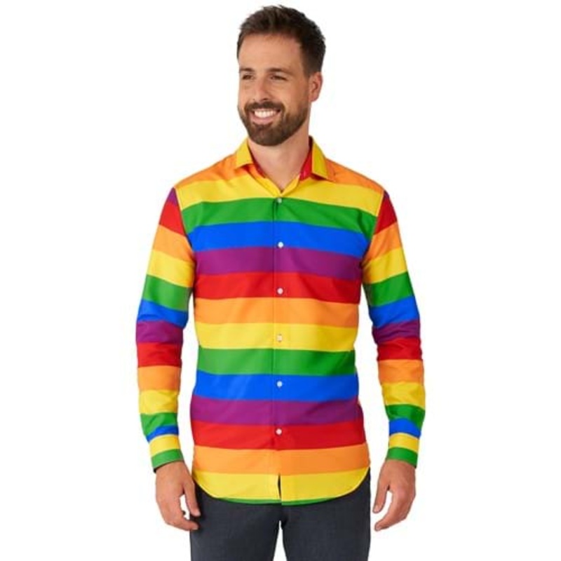Suitmeister Rainbow Shirt for Men Small