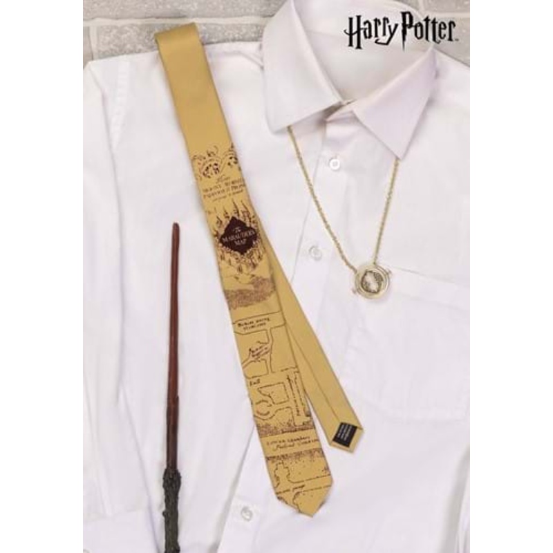Adult Harry Potter Marauders Map Necktie Standard