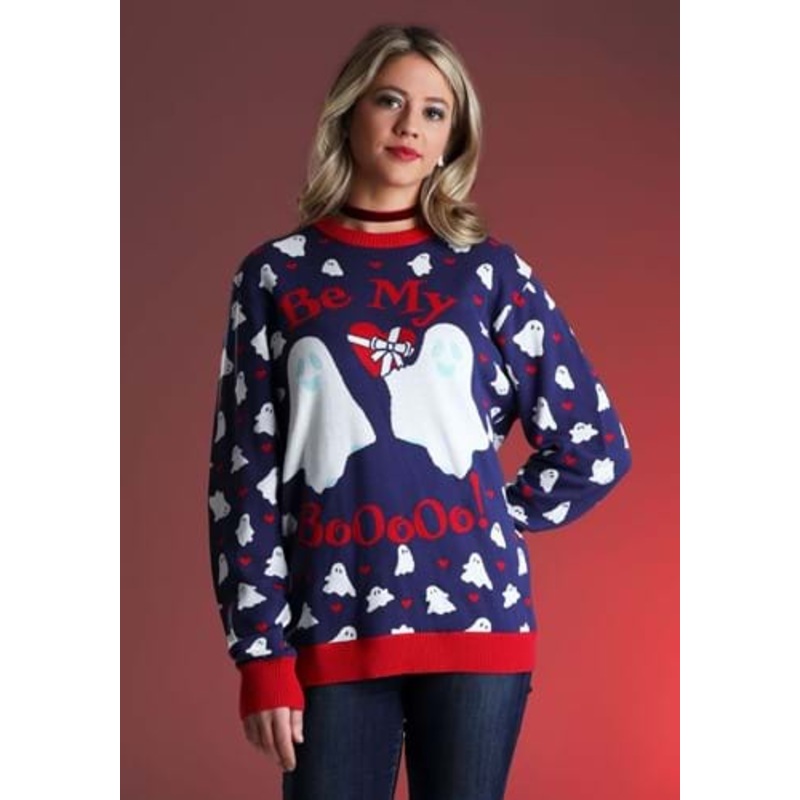 Be My Boo Valentine's Day Sweater for Adults X-Small