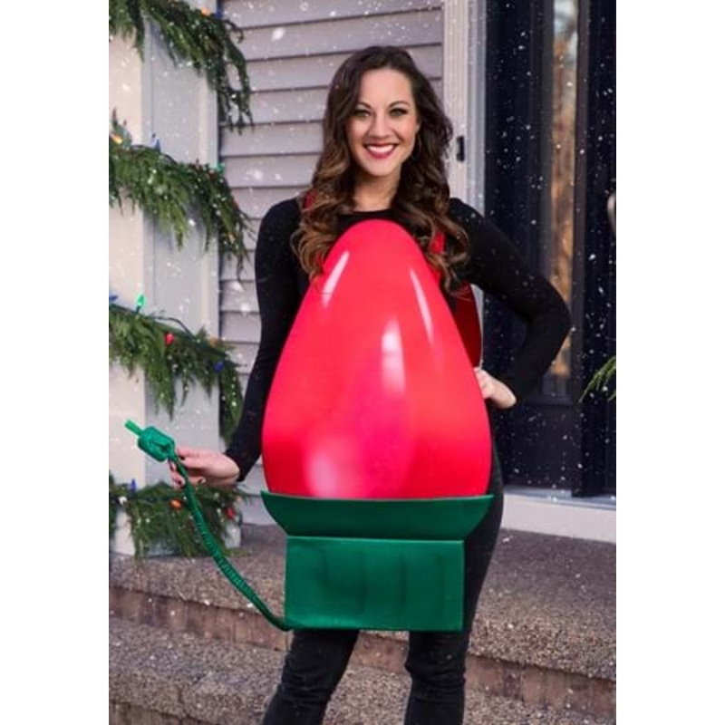 Christmas Light Bulb Costume for Adults Standard