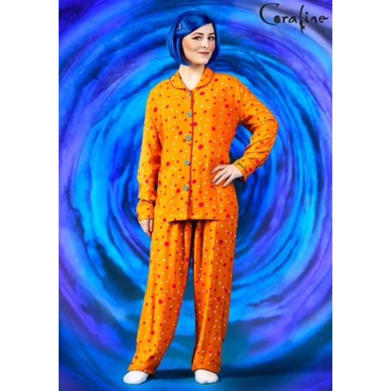 Coraline Pajamas Top & Bottom Set for Women X-Small