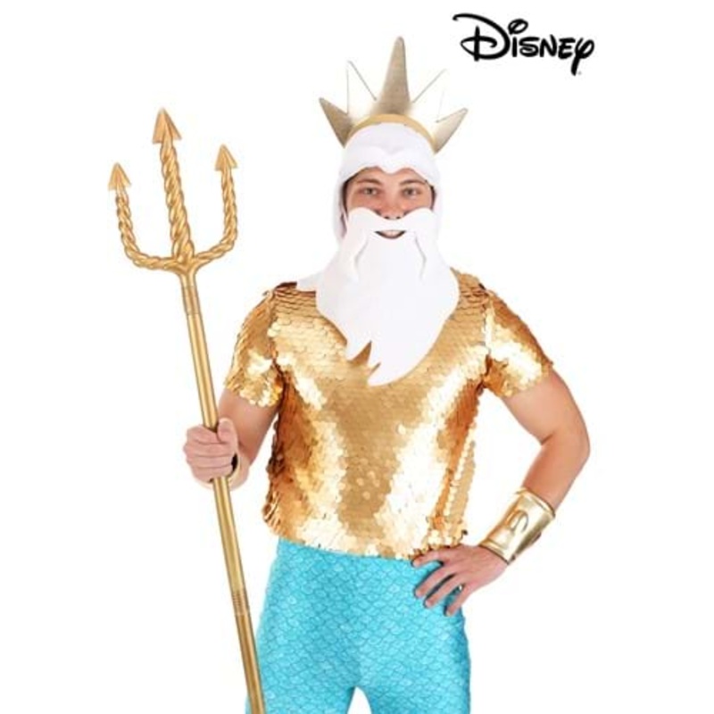 Deluxe King Triton Costume Kit for Men Standard