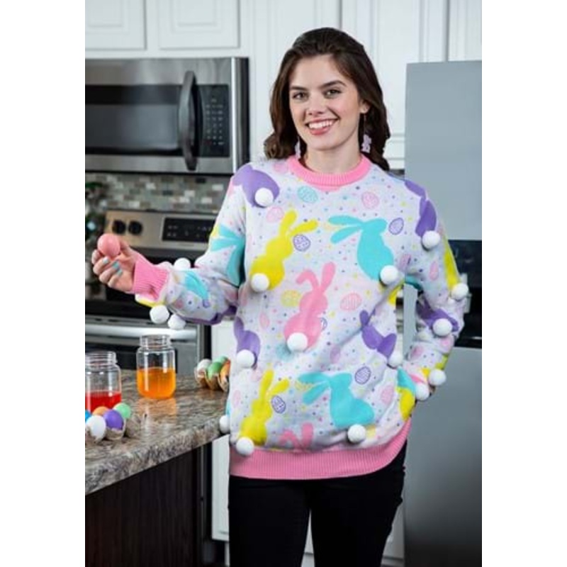 Easter Bunny Adult Ugly Sweater X-Small