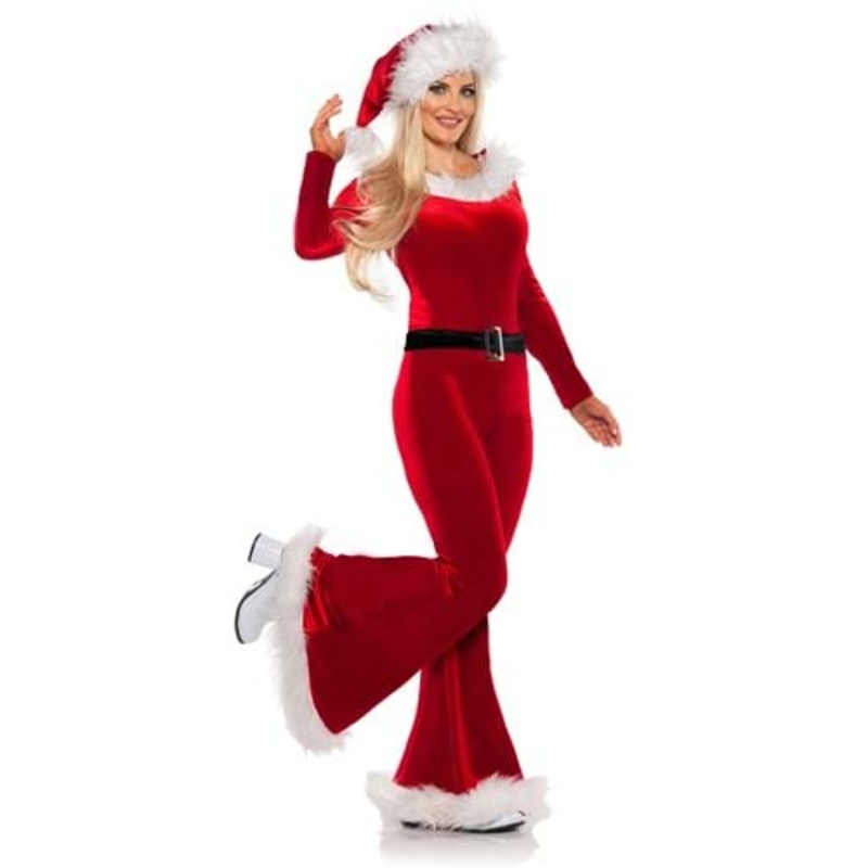 Flared Santa Costume for Women Small