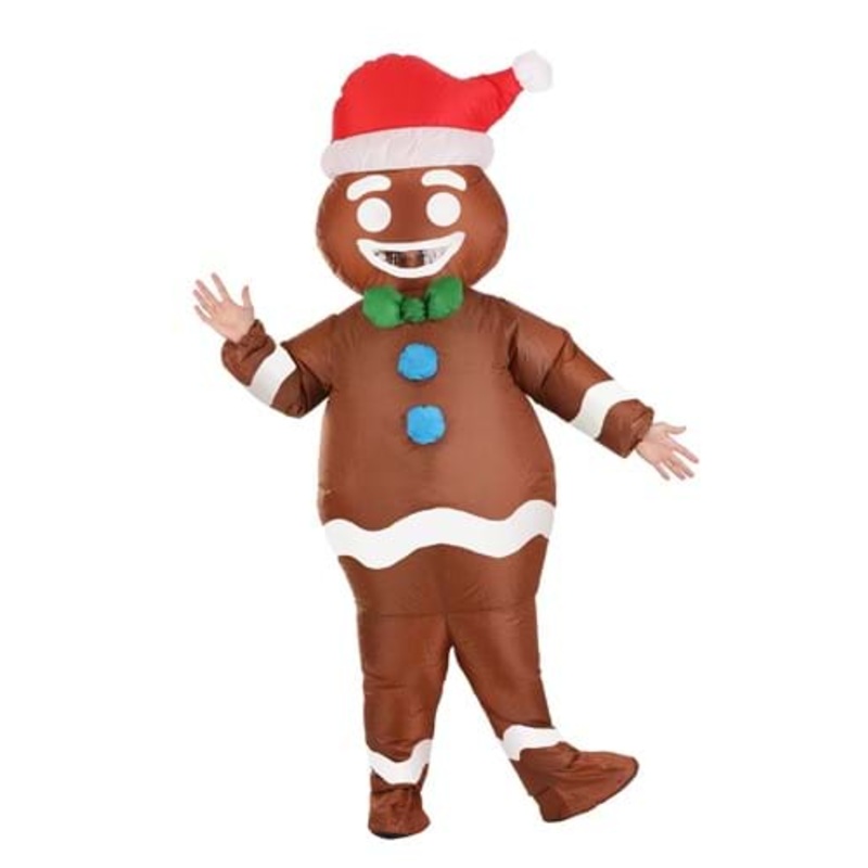 Gingerbread Inflatable Costume for Adults Standard
