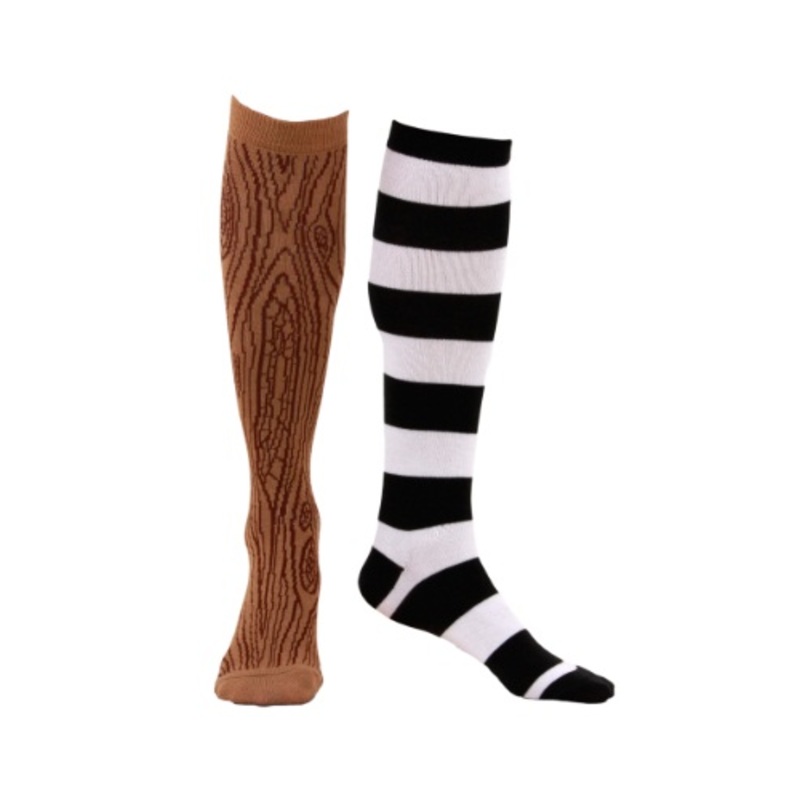 Knee-High Mismatched Pirate Socks for Men Standard