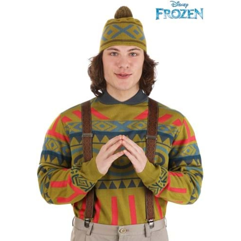 Oaken Hat, Sweater & Suspenders Costume Kit for Adults X-Small