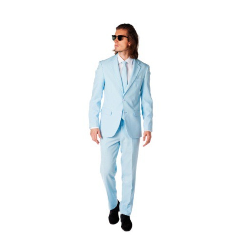 OppoSuits Baby Blue Men's Suit 38