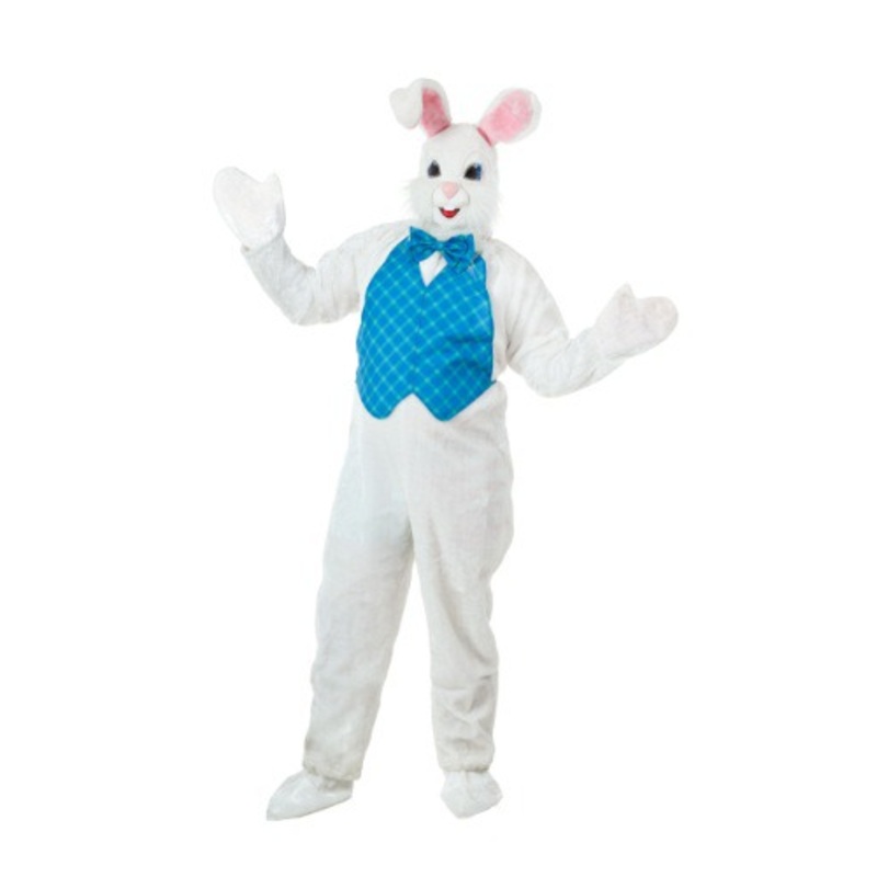 Plus Size Adult Mascot Easter Bunny Costume 2X