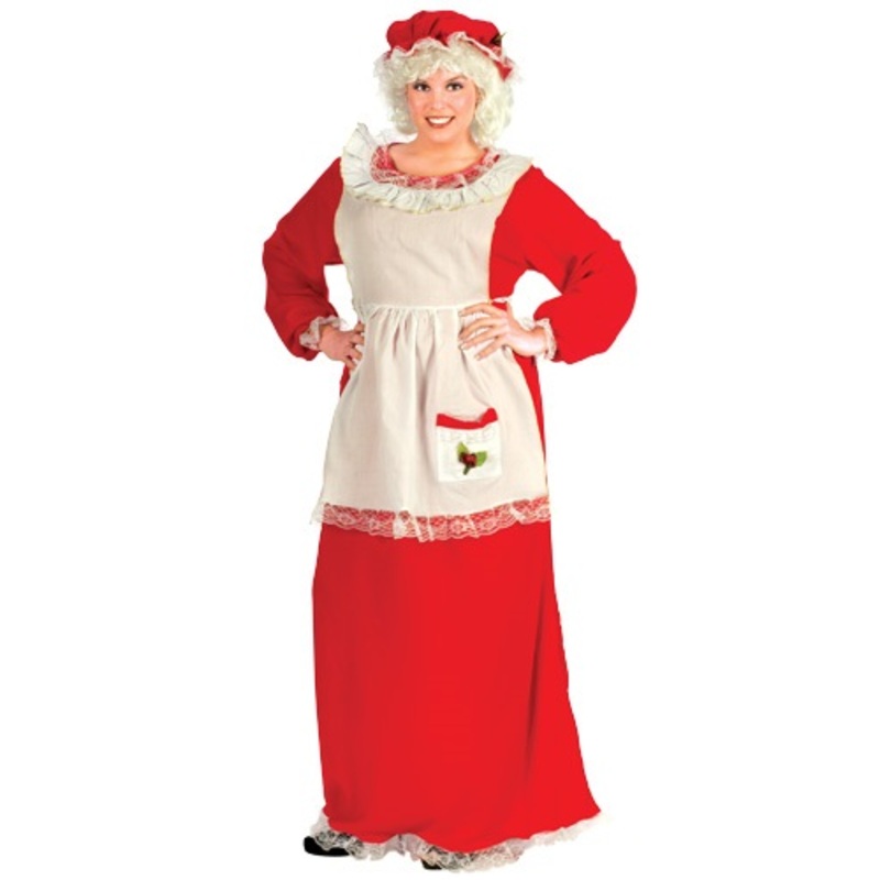 Plus Size Mrs. Claus Women's Costume Plus