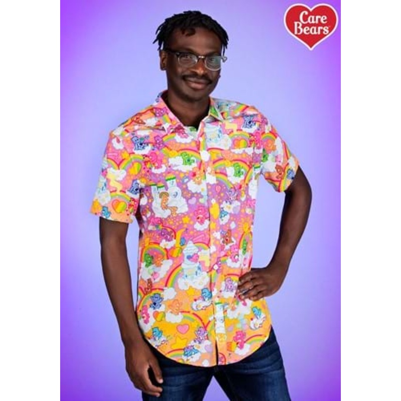 Rainbows and Sunshine Care Bears Shirt for Adults X-Small
