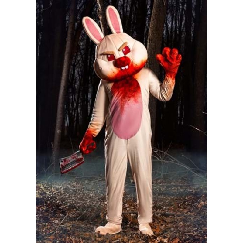 Scary Easter Bunny Costume for Adults Standard