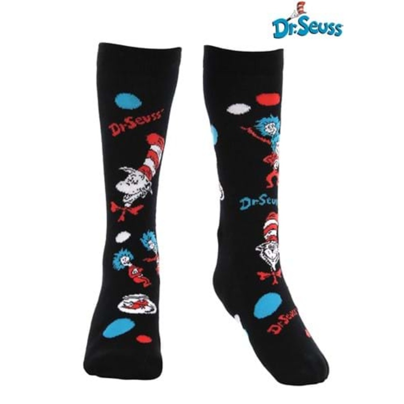 The Cat In The Hat Pattern Socks for Kids Standard