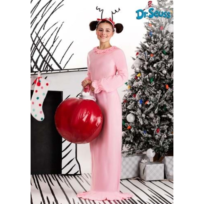 Women's Dr. Seuss Classic Cindy Lou Who Costume Small